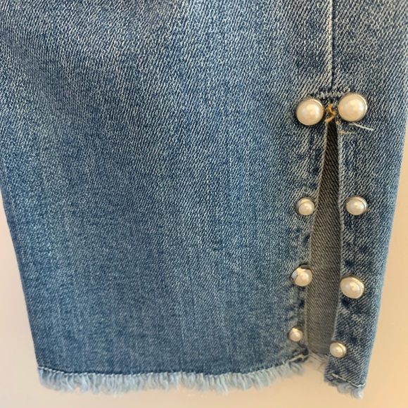 Zara jeans with pearl detail - Picture 3 of 7